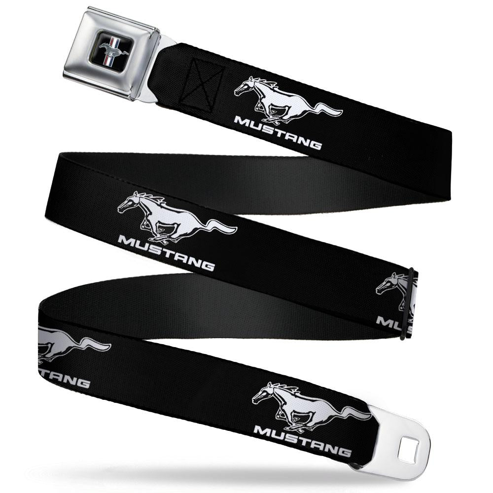 Ford Mustang Sicherheitsgurt Gürtel mit Running Horse Print