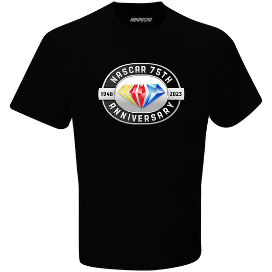Nascar 75th Anniversary T-Shirt Schwarz Limitierte Edition