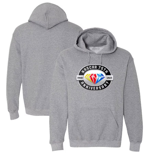 Nascar 75th Anniversary Hoodie Sweatshirt Grau Limitierte Edition