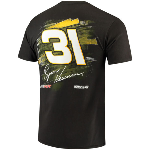 NASCAR T-Shirt Ryan Newman CAT Racing T-Shirt Schwarz