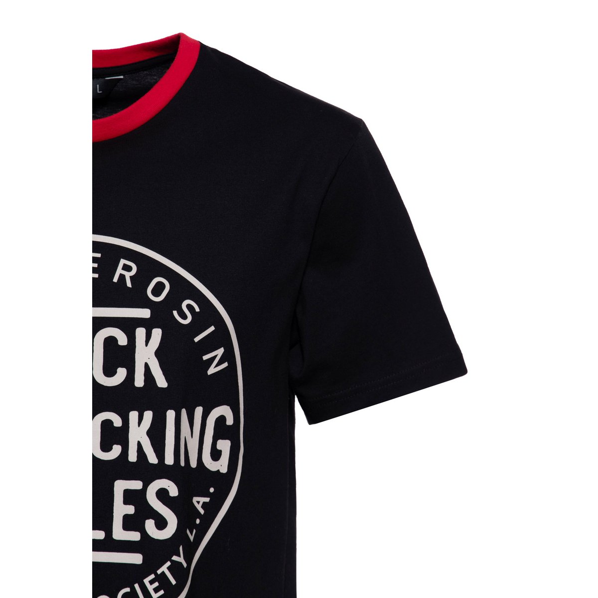 King Kerosin Herren T-Shirt «Fuck The Fucking Rules» Schwarz