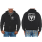 Dodge RAM Kapuzenjacke Sweatjacke mit Dodge RAM Logo Schwarz