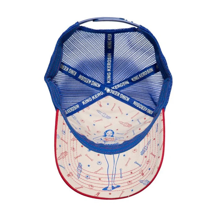 King Kerosin Baseball Cap «Never Grow Up' in Beige» Trucker Cap