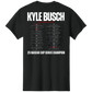 Kyle Busch KB8 Tribute T-Shirt Limitierte Edition Schwarz VORORDER