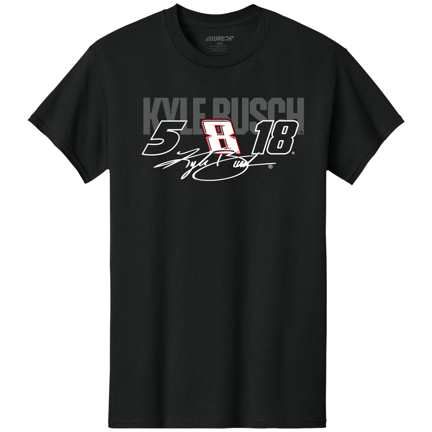 Kyle Busch KB8 Tribute T-Shirt Limitierte Edition Schwarz VORORDER