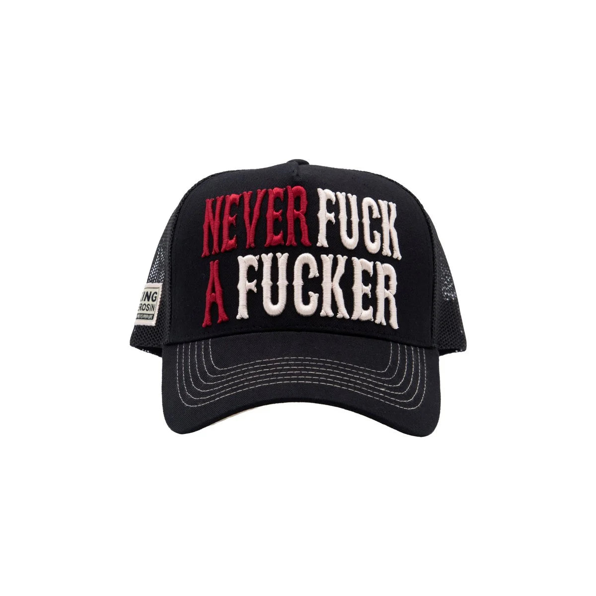 King Kerosin Trucker Cap «Never Fuck A Fucker» Schwarz