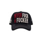 King Kerosin Trucker Cap «Never Fuck A Fucker» Schwarz
