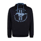 Ford Mustang Hoodie Mustang Tribar Logo Schwarz/Petrol