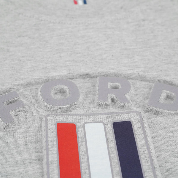 Ford Mustang T-Shirt Ford Mustang Vintage Tribar Logo Hellgrau