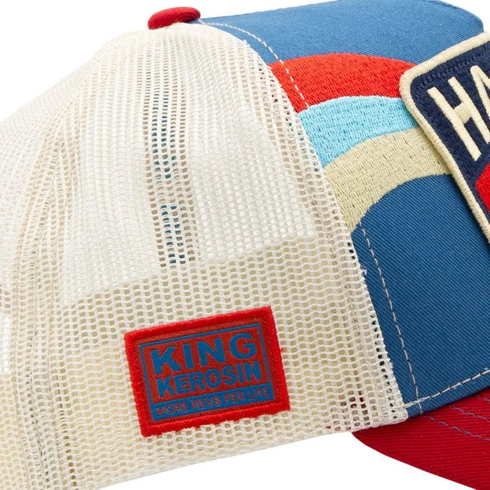 King Kerosin Trucker Cap «Hard In – Out Soft» Blau