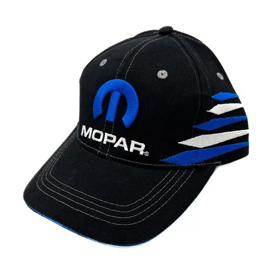 Mopar Basecap mit Vintage Blue Logo und Diamonds Optik Schwarz