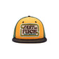 King Kerosin Flat Cap «Fast as Fuck» Schwarz/Gelb