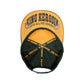 King Kerosin Flat Cap «Fast as Fuck» Schwarz/Gelb