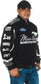 Ford Mustang Jacke Bestickt Mustang Logos All Over The Years Schwarz