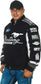 Ford Mustang Jacke Bestickt Mustang Logos All Over The Years Schwarz