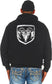 Dodge RAM Kapuzenjacke Sweatjacke mit Dodge RAM Logo Schwarz