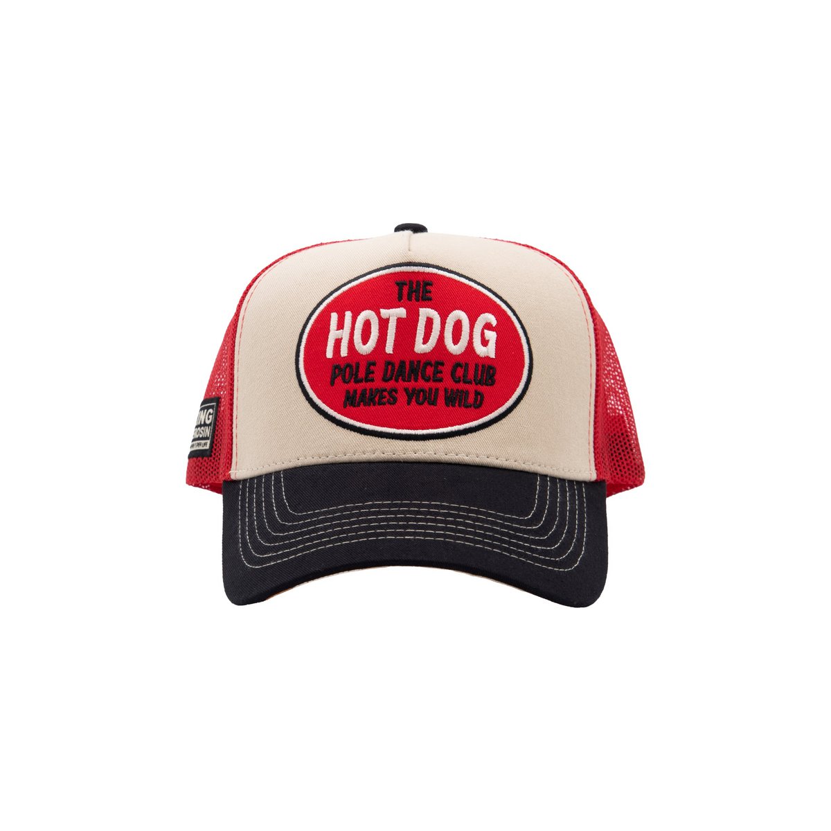 King Kerosin Trucker Cap «Makes You Wild» Rot/Beige