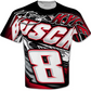 NASCAR T-Shirt Kyle Busch Richard Childress Racing Team Collection Black Sublimated High Bank Total Print