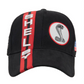 Shelby Basecap mit roten Shelby Racing Stripes Schwarz