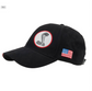 Shelby Basecap mit roten Shelby Racing Stripes Schwarz