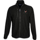 Corvette C8 Fleecejacke mit gesticktem Corvette C8 Logo Schwarz