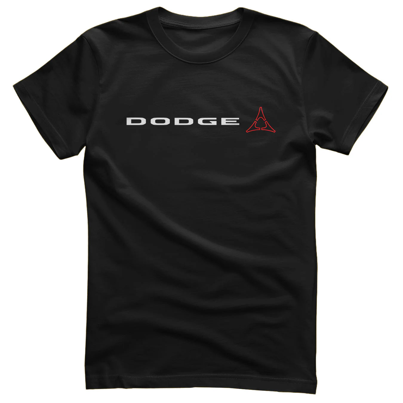 Dodge T-Shirt mit Dodge Fratzog Logo Schwarz