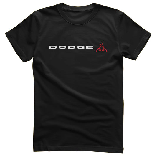 Dodge T-Shirt mit Dodge Fratzog Logo Schwarz