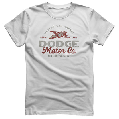 Dodge T-Shirt Dodge Motor Co Spark Plug Weiß