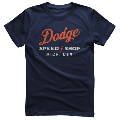 Dodge T-Shirt Dodge Speed Shop Navy