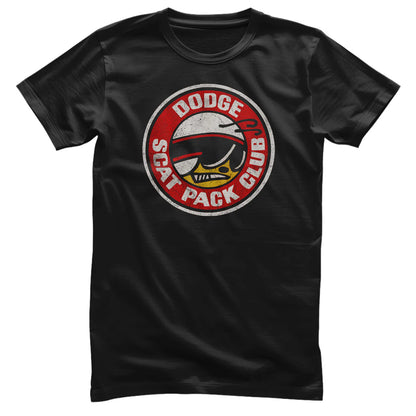 Dodge Scat Pack Club T-Shirt Schwarz