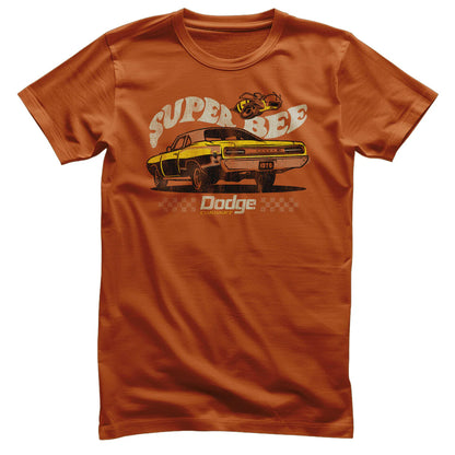 Dodge T-Shirt Dodge Super Bee Logo Burnt Orange