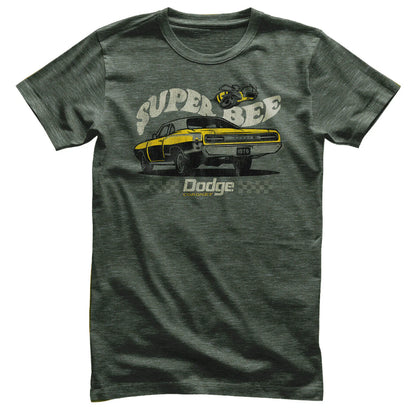 Dodge T-Shirt Dodge Super Bee Logo Oliv Heather