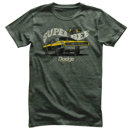 Dodge T-Shirt Dodge Super Bee Logo Oliv Heather