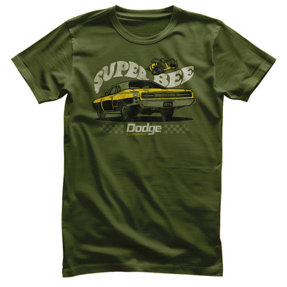 Dodge T-Shirt Dodge Super Bee Logo Oliv