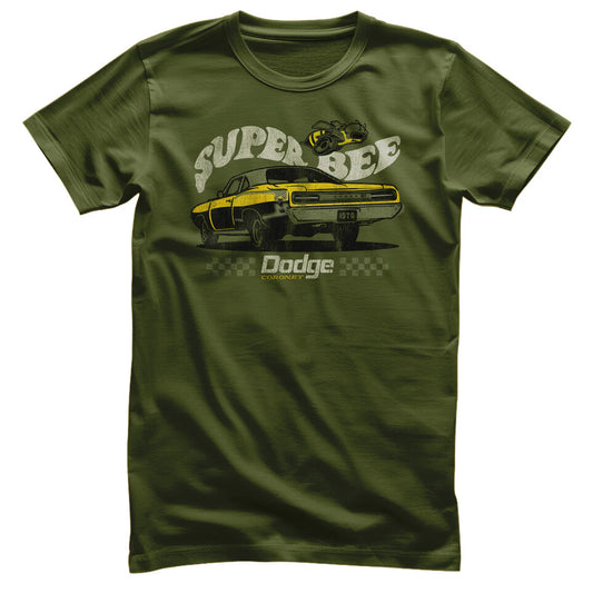 Dodge T-Shirt Dodge Super Bee Logo Oliv