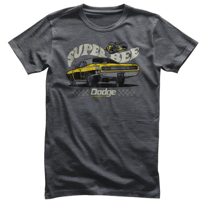 Dodge T-Shirt Dodge Super Bee Logo Dunkelgrau