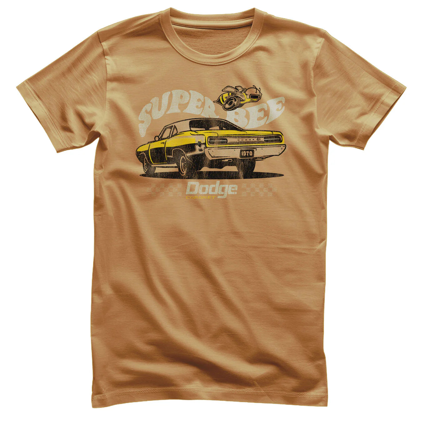 Dodge T-Shirt Dodge Super Bee Logo Old Gold