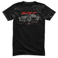 Dodge Challenger T-Shirt Dodge SRT Born Bold Schwarz