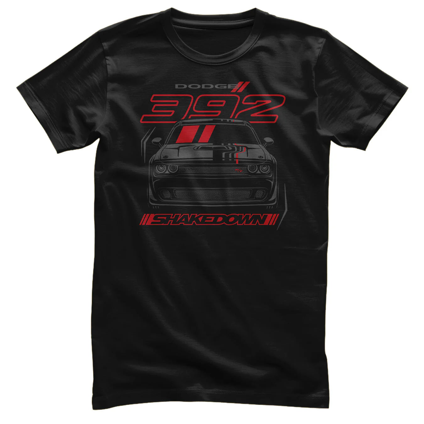Dodge Challenger T-Shirt Dodge 392 Shakedown Schwarz