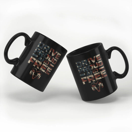 Dodge RAM Kaffeetasse Drive Proud and Free Coffee Mug