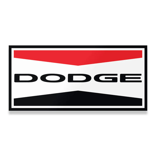 Dodge Sticker Aufkleber Dodge Retro Logo