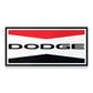 Dodge Sticker Aufkleber Dodge Retro Logo