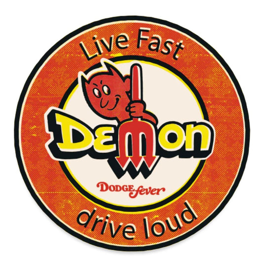 Dodge Demon Sticker Aufkleber Live Fast Drive Loud