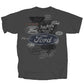 Ford T-Shirt Ford Logo Collage "Thru The Years" Anthrazit