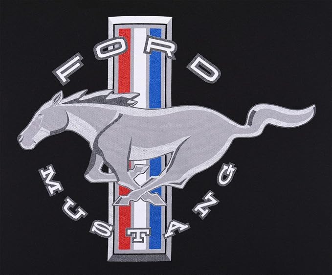 Ford Mustang Hoodie Ford Mustang Tribar Logo Schwarz