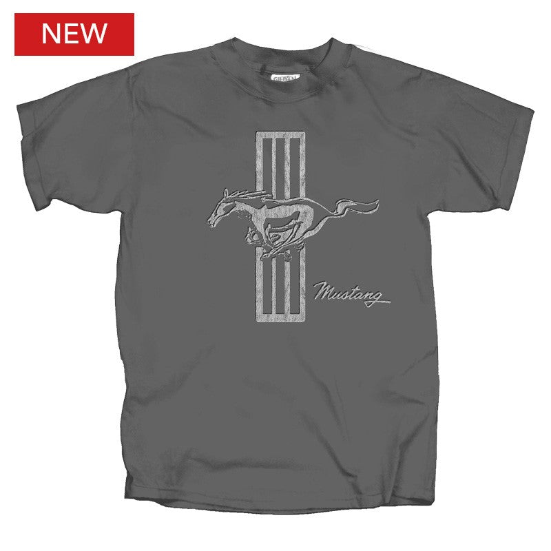 Ford Mustang T-Shirt Ford Mustang Tonal Running Horse Grau