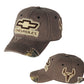 Chevrolet Bowtie Basecap Chevy Camo Frayed Buck Patch Cap