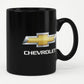 Chevrolet Kaffeetasse Chevy Bowtie Logo Schwarz