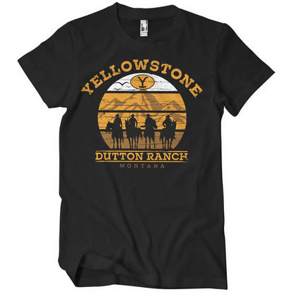 Yellowstone Cowboy T-Shirt Schwarz