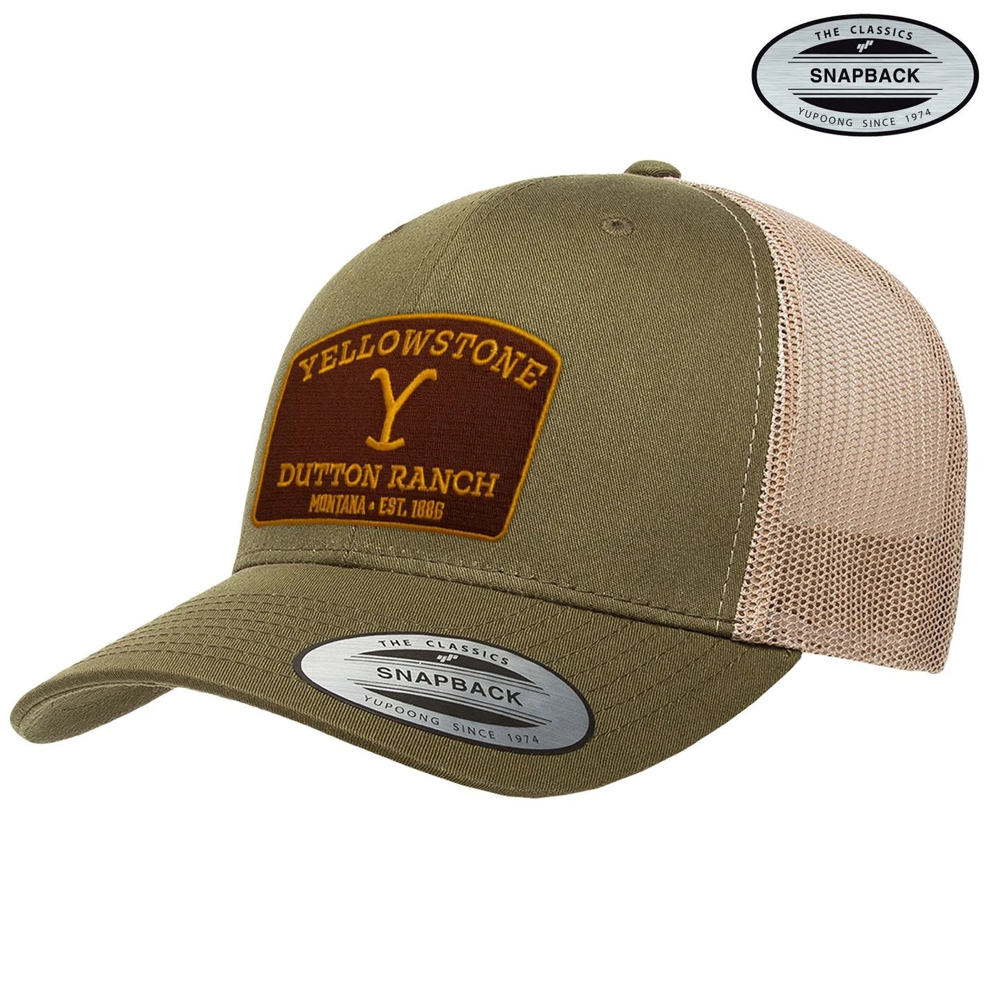 Yellowstone Premium Trucker Cap Olive